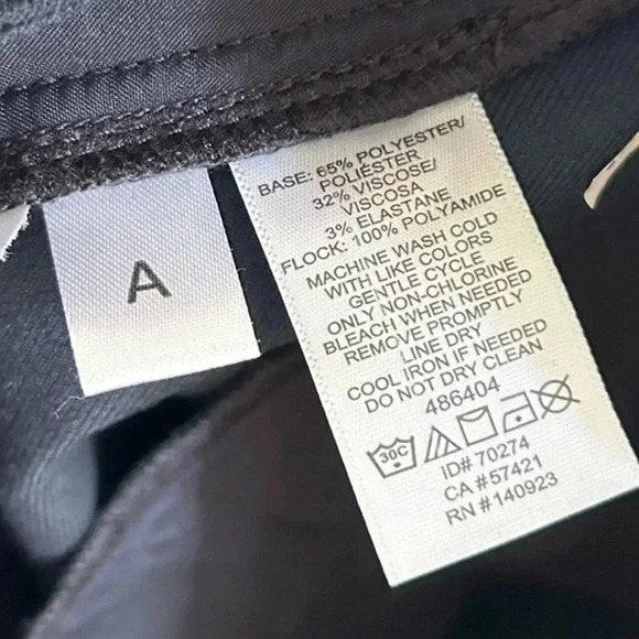 Loft Marisa Skinny Velvet Dot Pants in Navy Blue size 4 Textured Ankle Crop - Picture 5 of 9